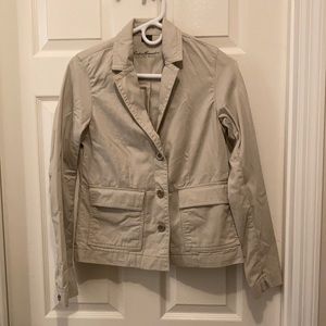 Eddie Bauer Women’s Khaki Blazer/Jacket Size XS